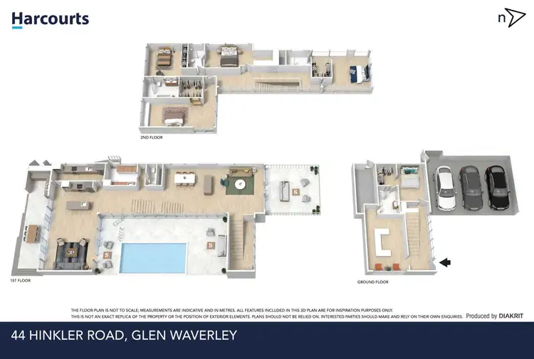 Floorplan of Homely house listing, 44 Hinkler Road, Glen Waverley VIC 3150