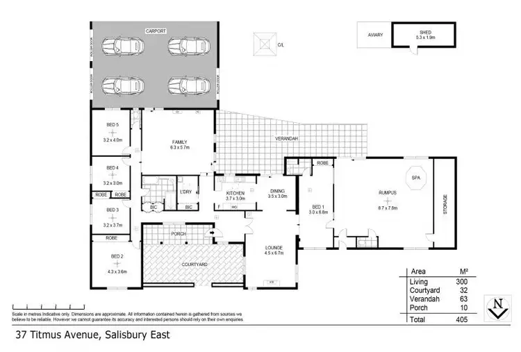 Floorplan of Homely house listing, 37 Titmus Avenue, Salisbury East SA 5109
