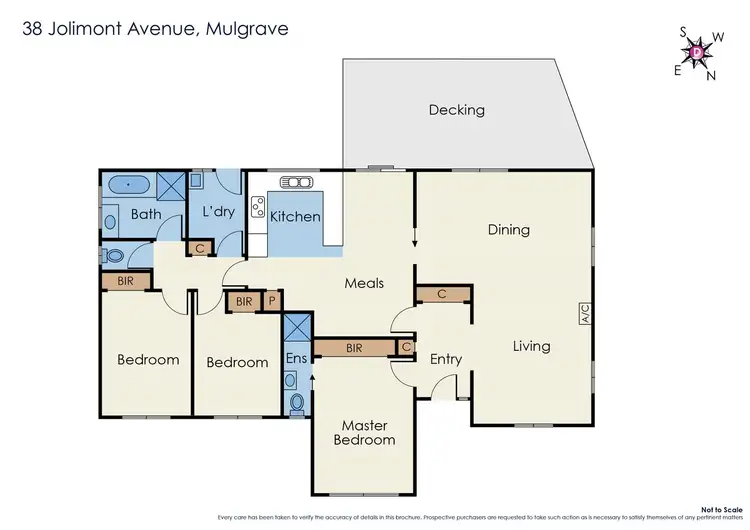 Floorplan of Homely house listing, 38 Jolimont Avenue, Mulgrave VIC 3170