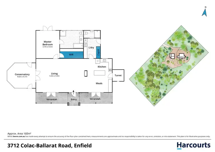 Floorplan of Homely house listing, 3712 Colac-Ballarat Road, Enfield VIC 3352