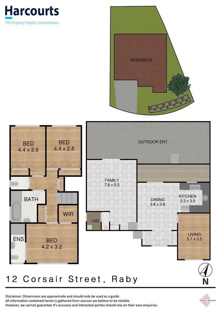 Floorplan of Homely house listing, 12 Corsair Street, Raby NSW 2566
