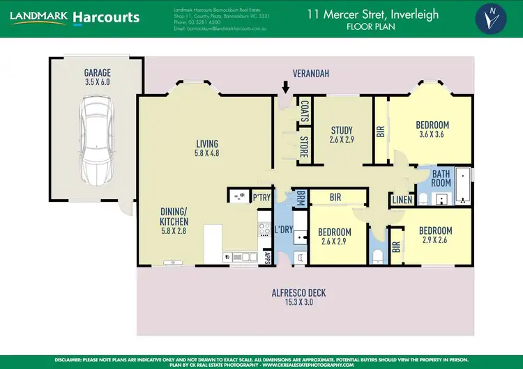 Floorplan of Homely house listing, 11 Mercer Street, Inverleigh VIC 3321