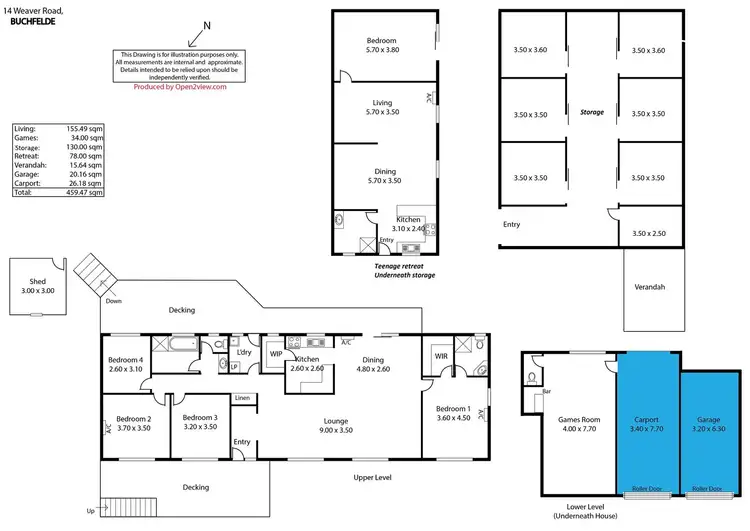 Floorplan of Homely house listing, 14 Weaver Road (Buchfelde), Gawler West SA 5118
