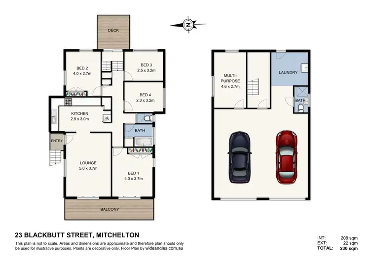 Floorplan of Homely house listing, 23 Blackbutt Street, Keperra QLD 4054