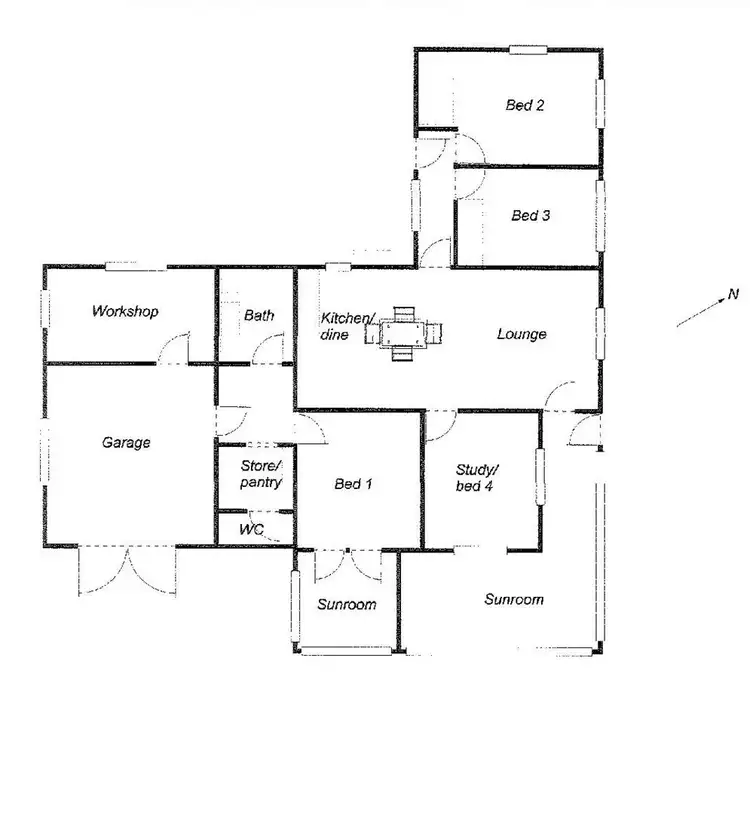 Floorplan of Homely house listing, 7 Copes Road, Riana TAS 7316
