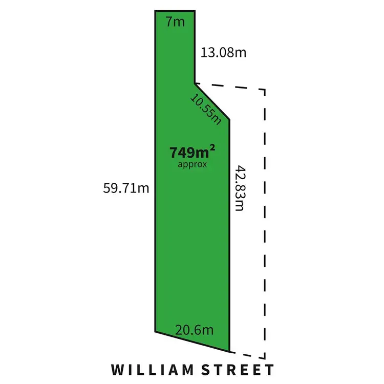 Floorplan of Homely land listing, 18 William Street, Port Willunga SA 5173