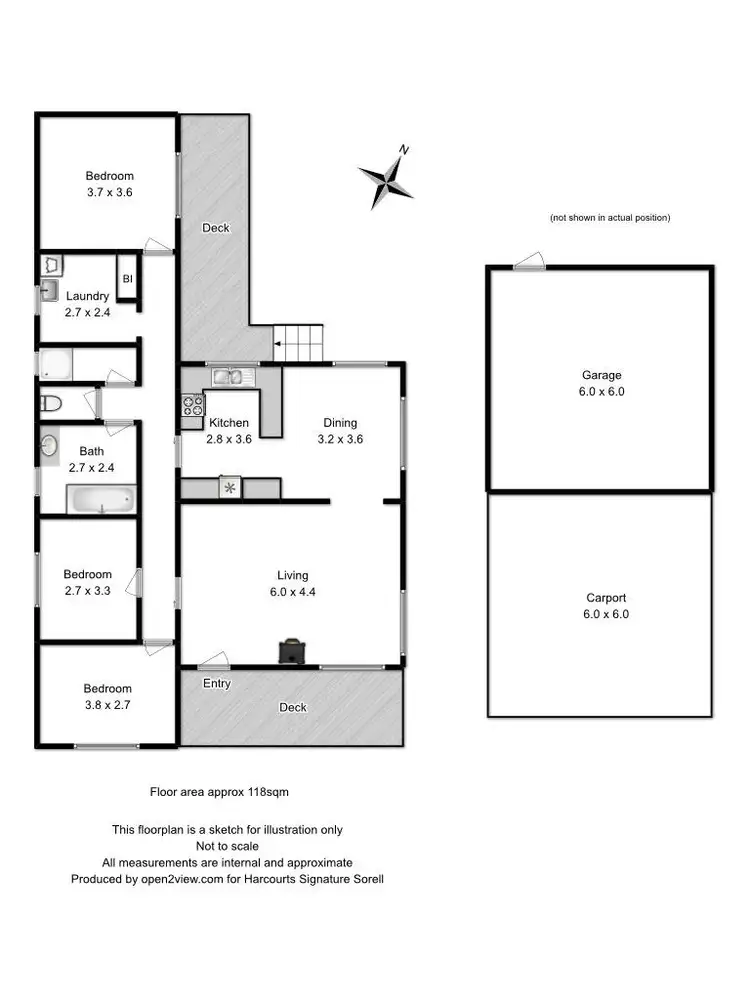 Floorplan of Homely house listing, 4 Midway Street, Midway Point TAS 7171