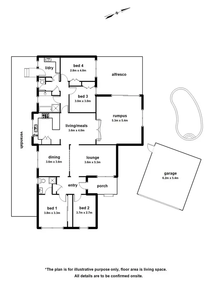 Floorplan of Homely house listing, 3 Cressonierre Court, Hallam VIC 3803
