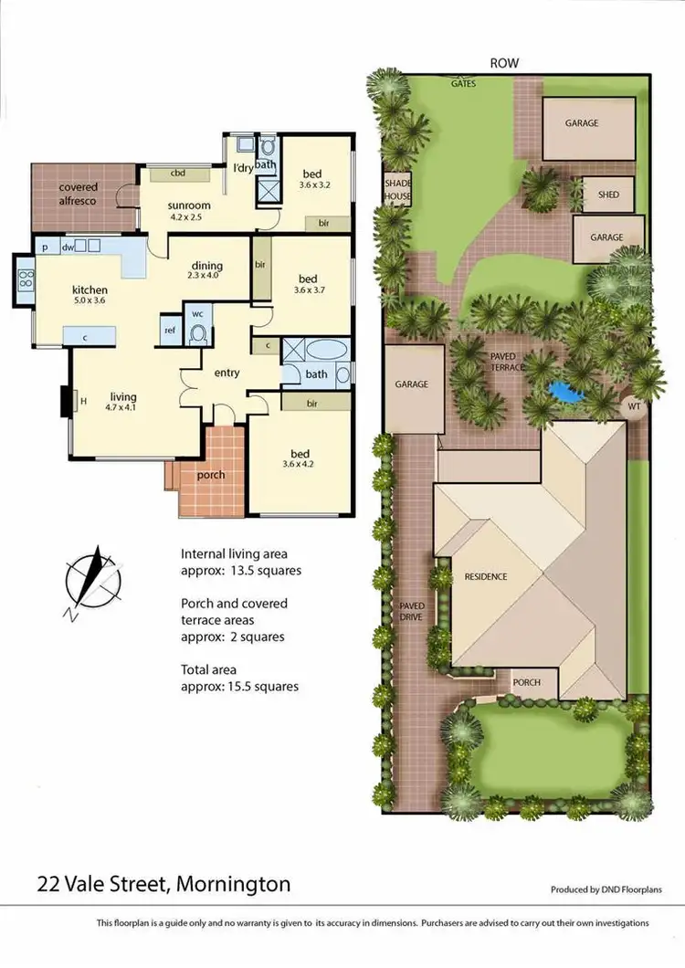 Floorplan of Homely house listing, 22 Vale Street, Mornington VIC 3931