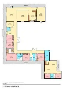 Floorplan of Homely house listing, 19 Pennygum Place, Mariginiup WA 6078