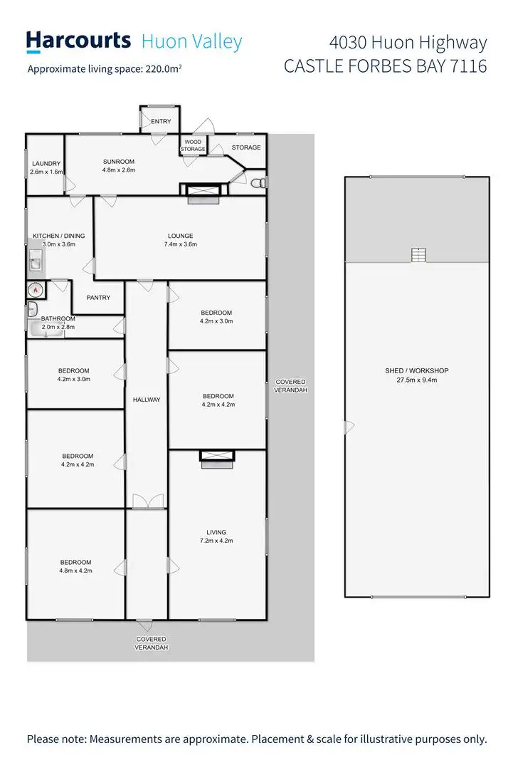 Floorplan of Homely house listing, 4030 Huon Highway, Castle Forbes Bay TAS 7116