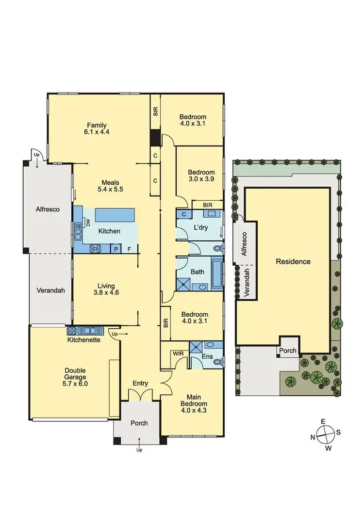 Floorplan of Homely house listing, 12 Allessi Avenue, Wollert VIC 3750