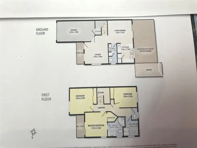 Floorplan of Homely townhouse listing, 23/156 Greenacre Drive, Arundel QLD 4214