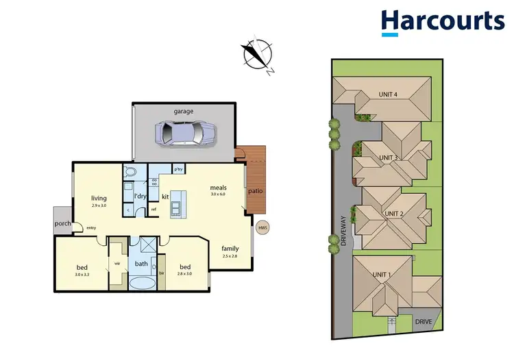 Floorplan of Homely unit listing, 3/12 Park View Road, Drouin VIC 3818
