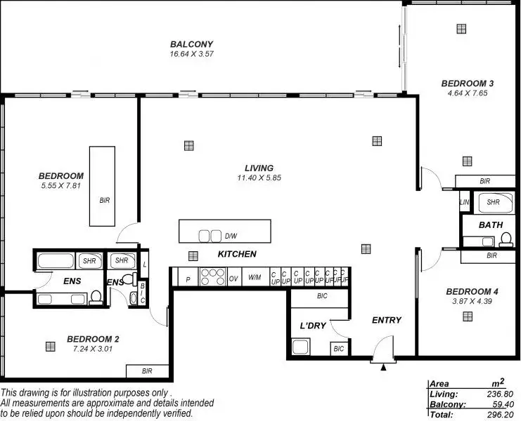 Floorplan of Homely apartment listing, 705/15 Vaughan Place, Adelaide SA 5000