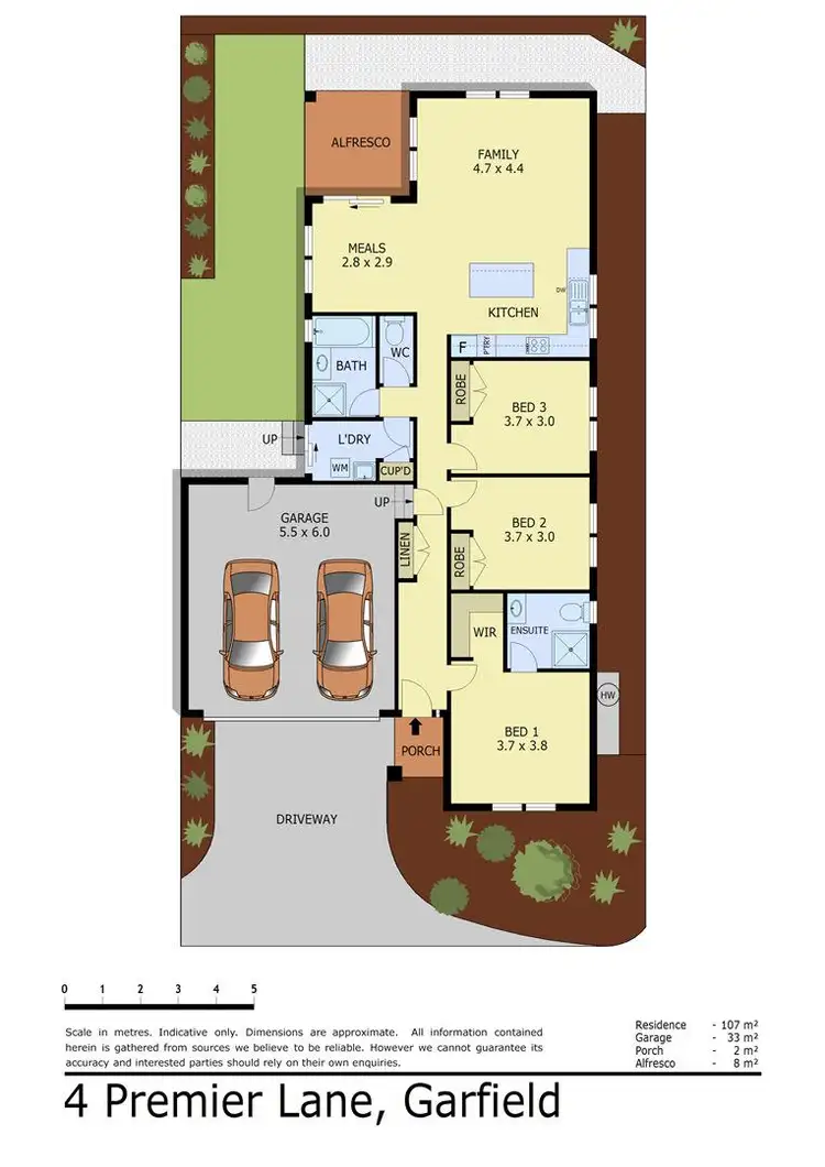 Floorplan of Homely townhouse listing, 4 Premier Lane, Garfield VIC 3814