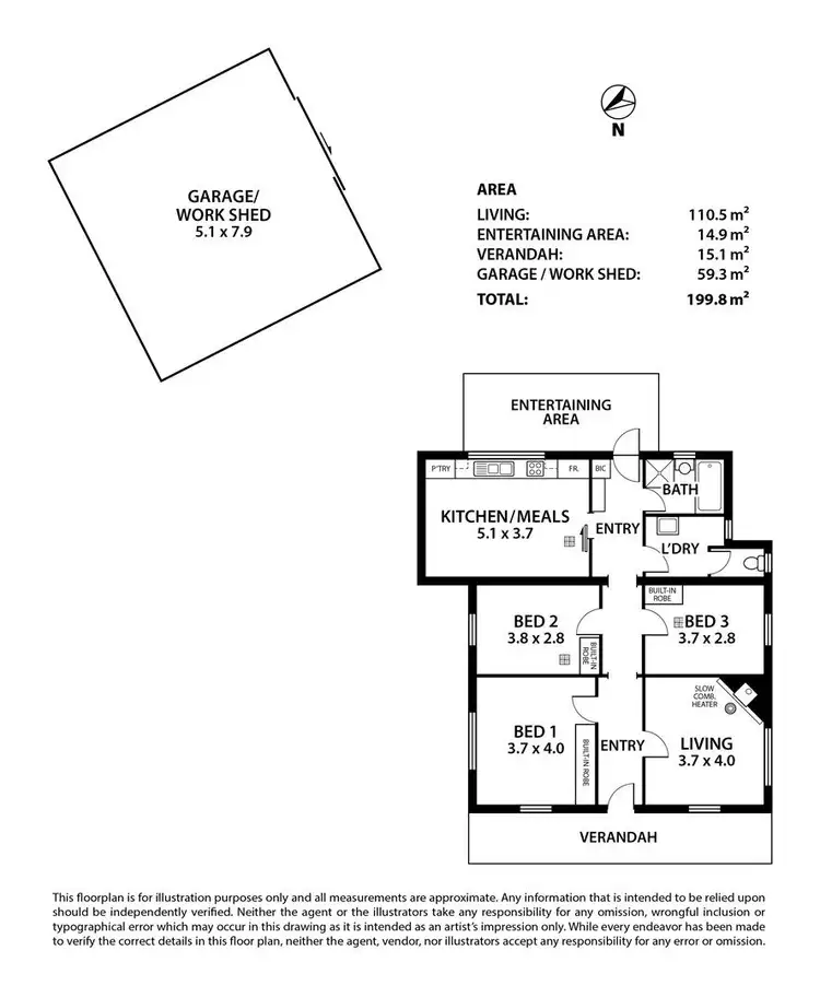 Floorplan of Homely house listing, 96 Main Street, Lobethal SA 5241