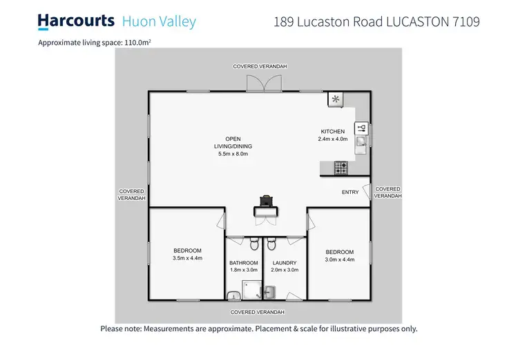 Floorplan of Homely house listing, 189 Lucaston Road, Lucaston TAS 7109