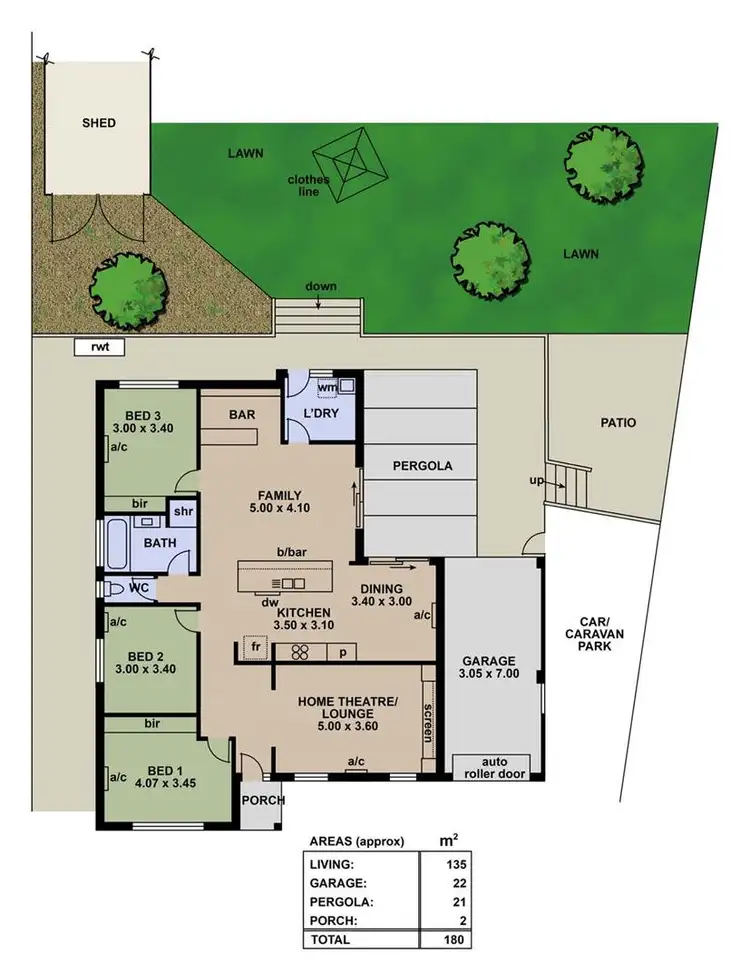 Floorplan of Homely house listing, 49 Tindall Crescent, Sheidow Park SA 5158