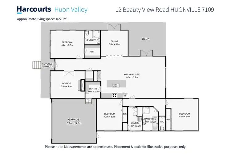Floorplan of Homely house listing, 12 Beauty View Road, Huonville TAS 7109