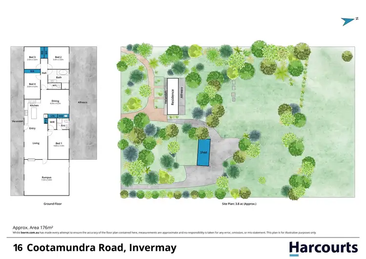 Floorplan of Homely house listing, 16 Cootamundra Road, Invermay VIC 3352