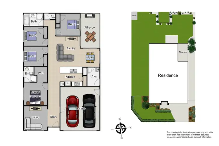 Floorplan of Homely house listing, 1 Dover Court, Narre Warren South VIC 3805