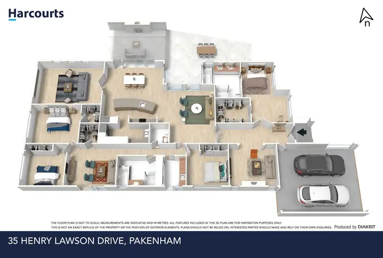 Floorplan of Homely house listing, 35 Henry Lawson Drive, Pakenham VIC 3810
