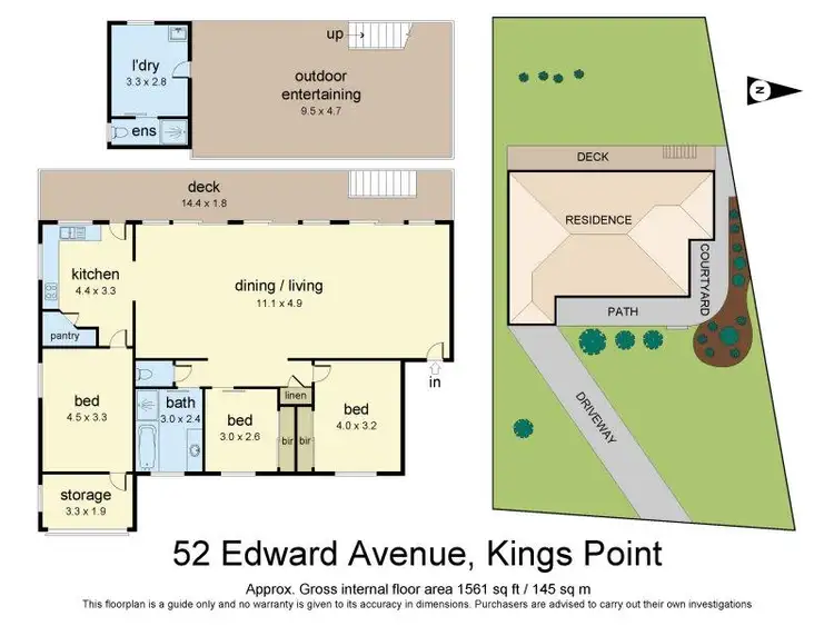 Floorplan of Homely house listing, 52 Edward Avenue, Kings Point NSW 2539
