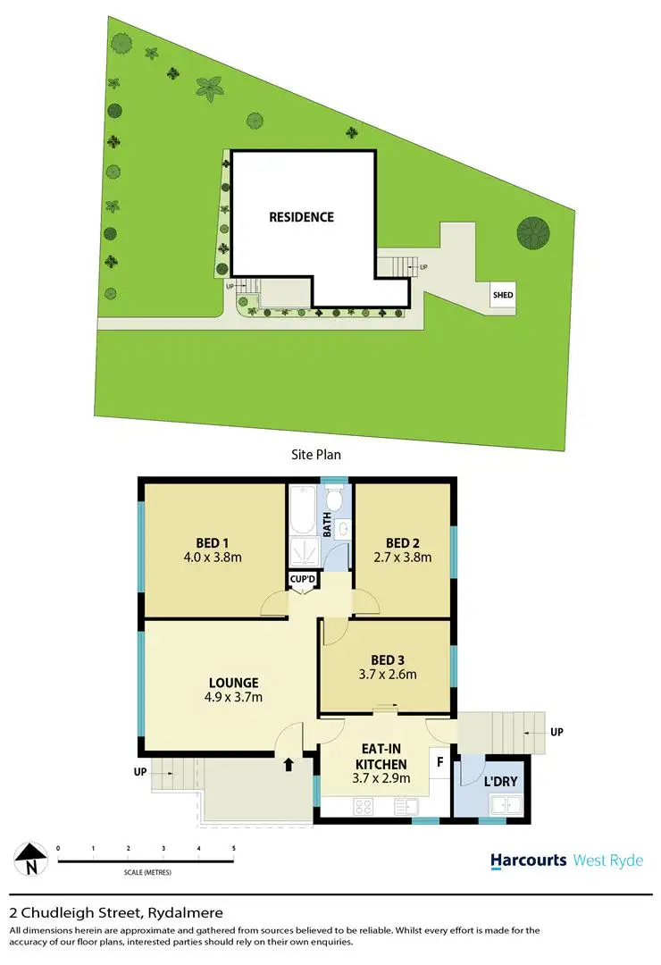 Floorplan of Homely house listing, 2 Chudleigh Street, Rydalmere NSW 2116