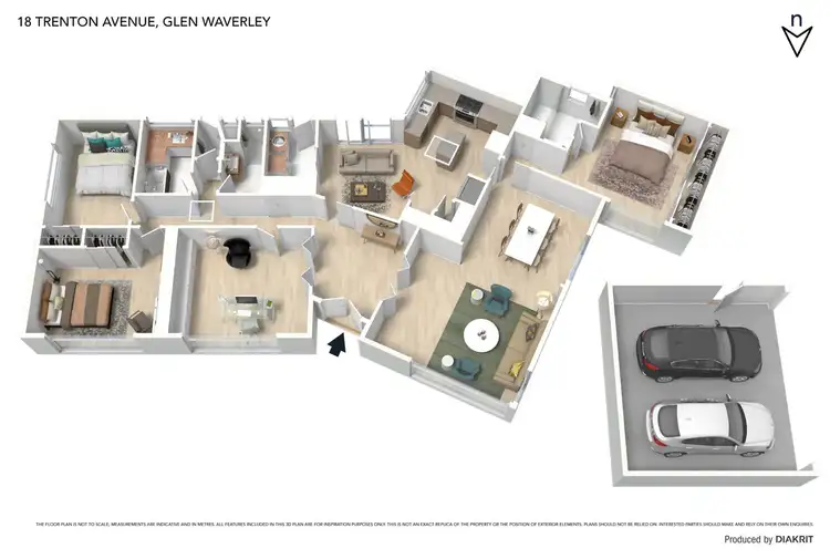 Floorplan of Homely house listing, 18 Trenton Avenue, Glen Waverley VIC 3150