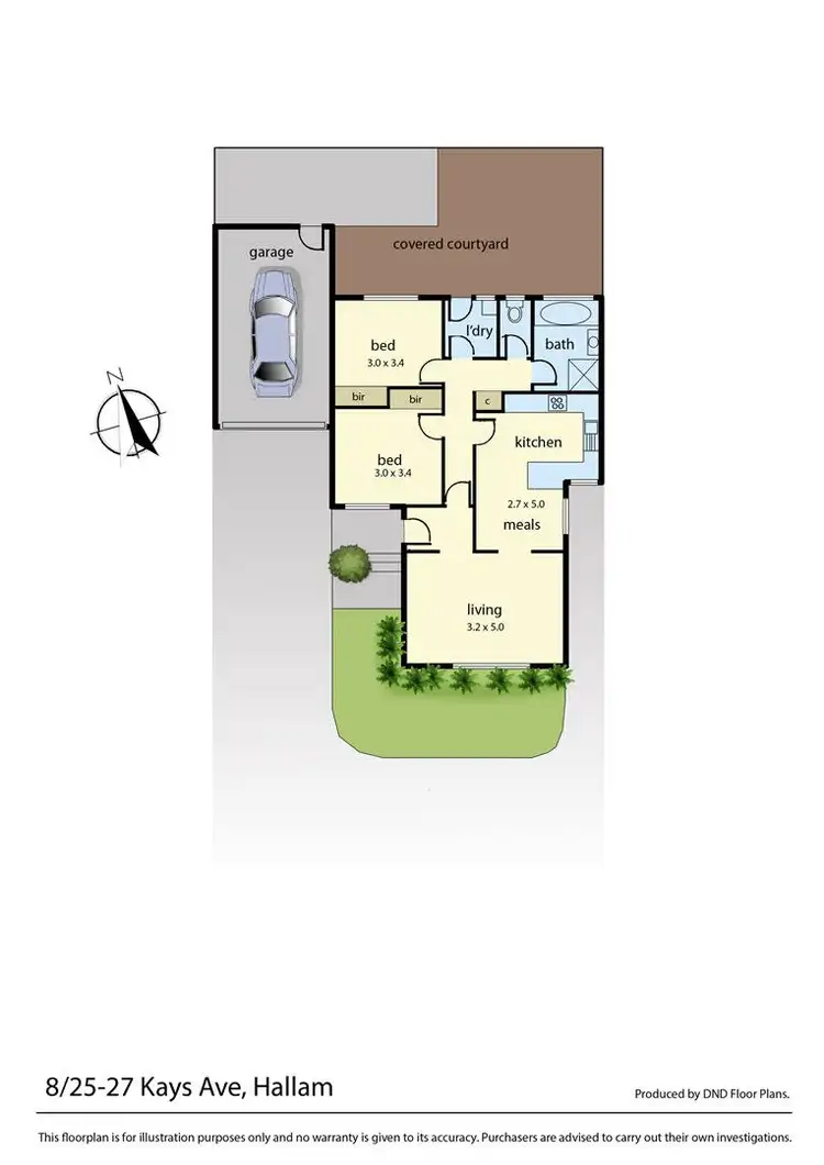 Floorplan of Homely unit listing, 8/25 - 27 Kays Avenue, Hallam VIC 3803