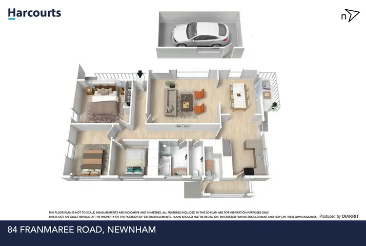 Floorplan of Homely house listing, 84 Franmaree Road, Newnham TAS 7248