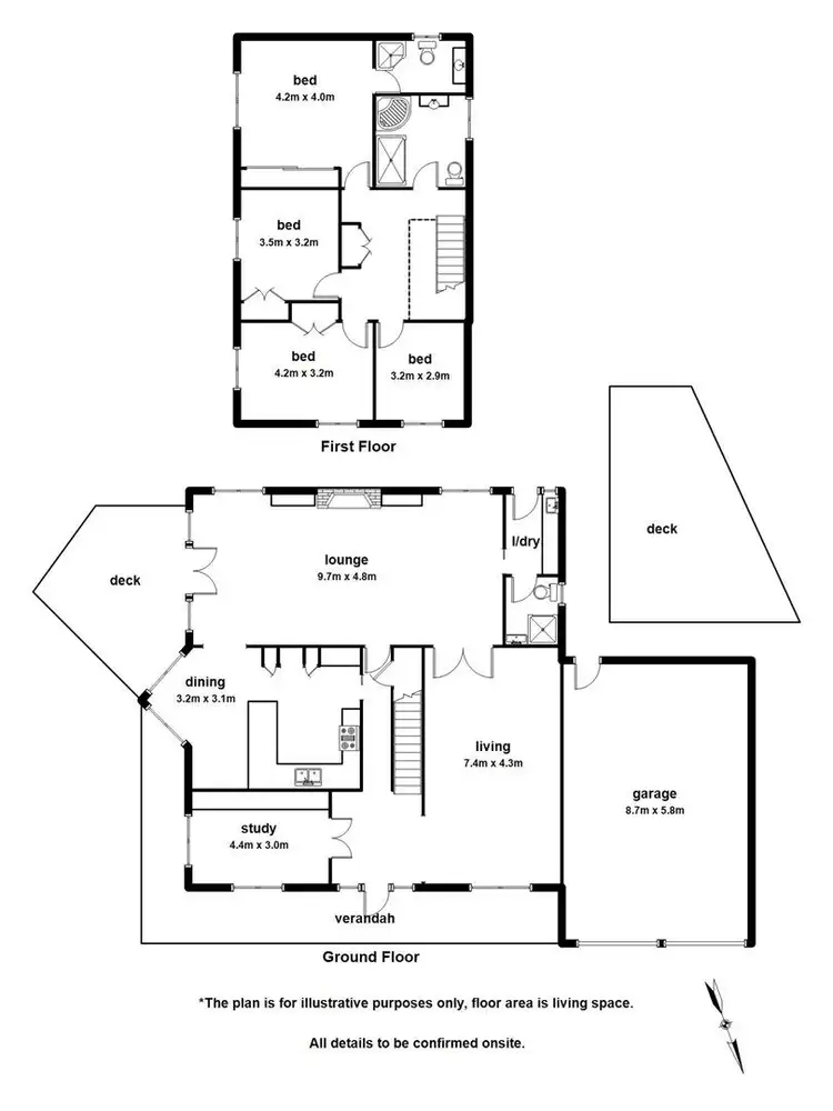 Floorplan of Homely house listing, 8 McKay Close, Berwick VIC 3806