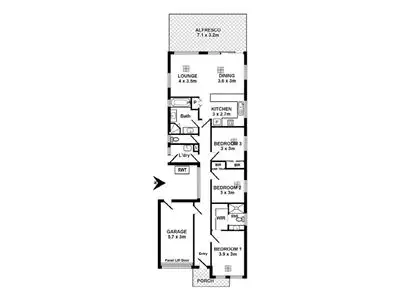 Floorplan of Homely house listing, 29a Hardy Street, Croydon Park SA
