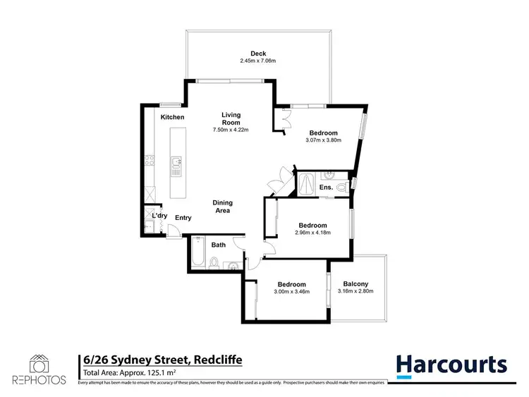 Floorplan of Homely apartment listing, 6/26-30 Sydney Street, Redcliffe QLD 4020