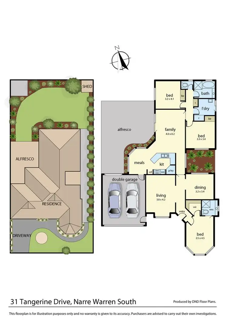 Floorplan of Homely house listing, 31 Tangerine Drive, Narre Warren South VIC 3805