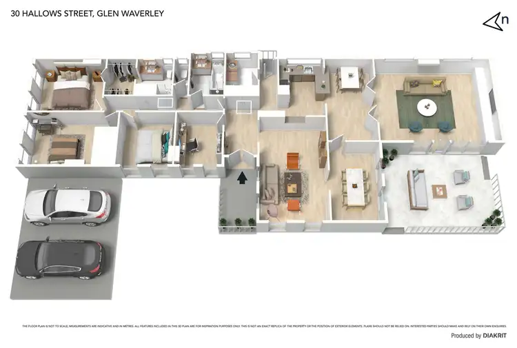 Floorplan of Homely house listing, 30 Hallows Street, Glen Waverley VIC 3150