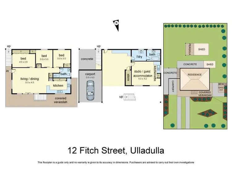 Floorplan of Homely house listing, 12 Fitch Street, Ulladulla NSW 2539