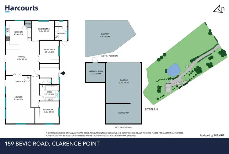 Floorplan of Homely house listing, 159 Bevic Road, Clarence Point TAS 7270