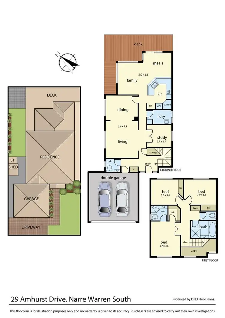 Floorplan of Homely house listing, 29 Amhurst Drive, Narre Warren South VIC 3805