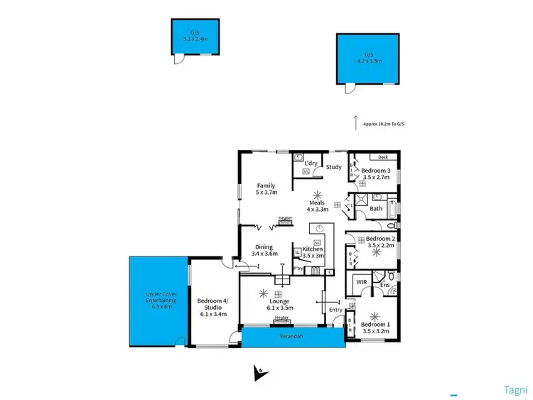 Floorplan of Homely house listing, 18 Booth Street, Happy Valley SA 5159