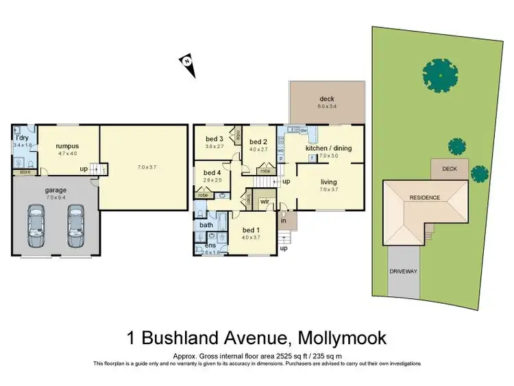 Floorplan of Homely house listing, 1 Bushland Avenue, Mollymook NSW 2539
