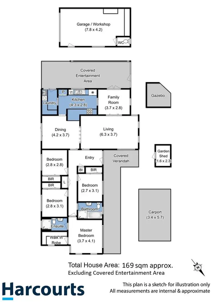 Floorplan of Homely house listing, 25 Redwood Road, Kingston TAS 7050