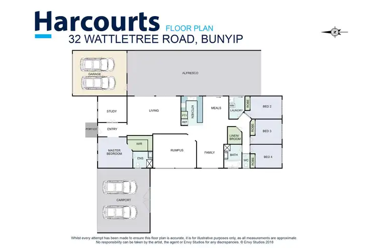 Floorplan of Homely house listing, 32 Wattletree Road, Bunyip VIC 3815