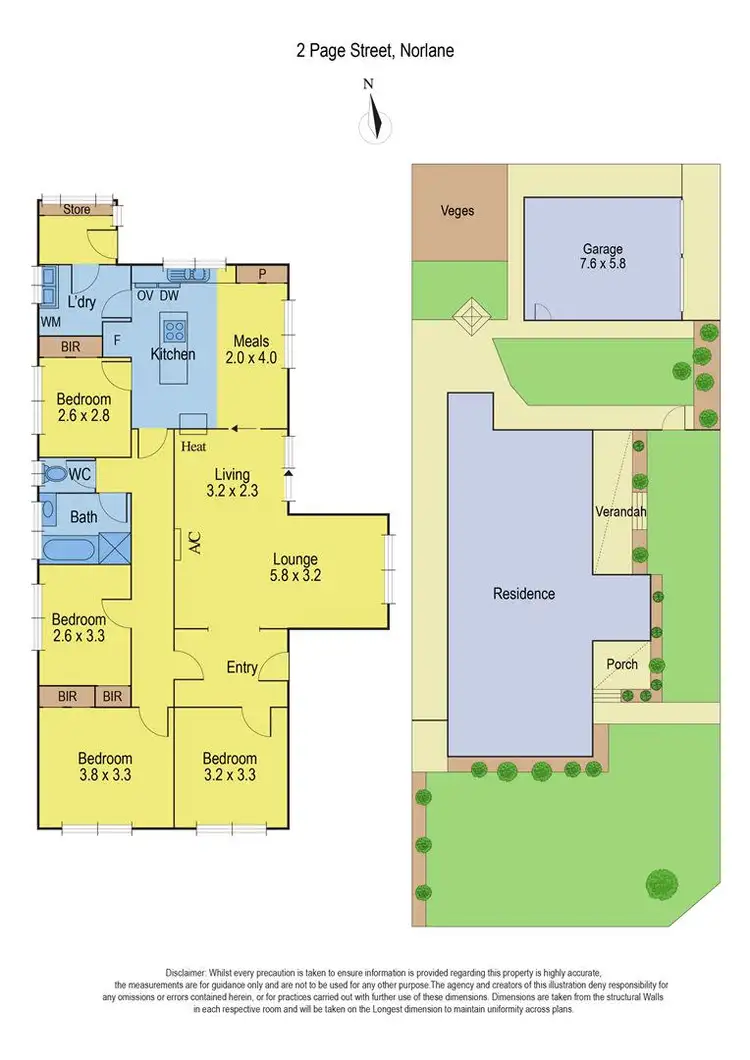 Floorplan of Homely house listing, 2 Page Street, Norlane VIC 3214