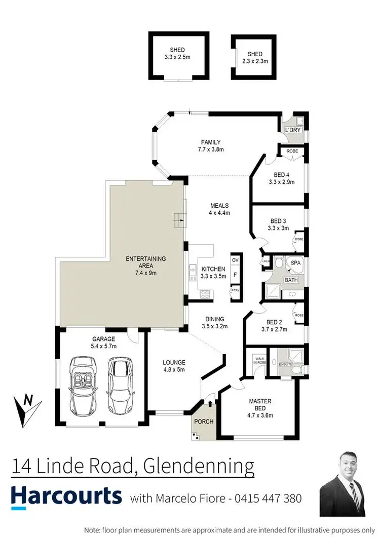 Floorplan of Homely house listing, 14 Linde Road, Glendenning NSW 2761