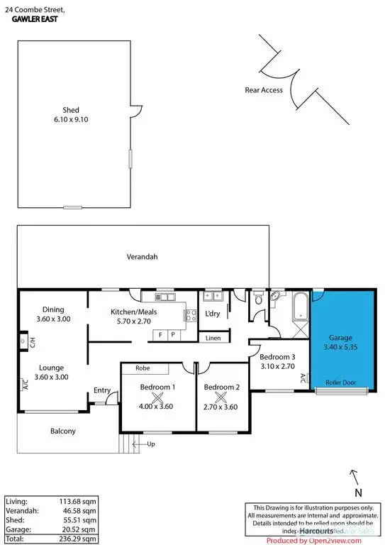 Floorplan of Homely house listing, 24 Coombe Street, Gawler East SA 5118
