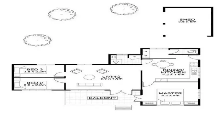 Floorplan of Homely house listing, 8 Ledbury Street, Aspley QLD 4034