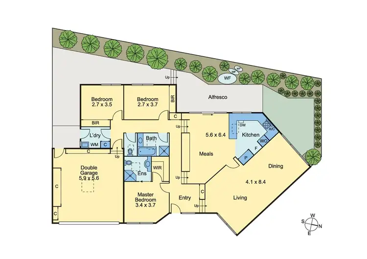 Floorplan of Homely unit listing, 2/511 Canterbury Road, Vermont VIC 3133