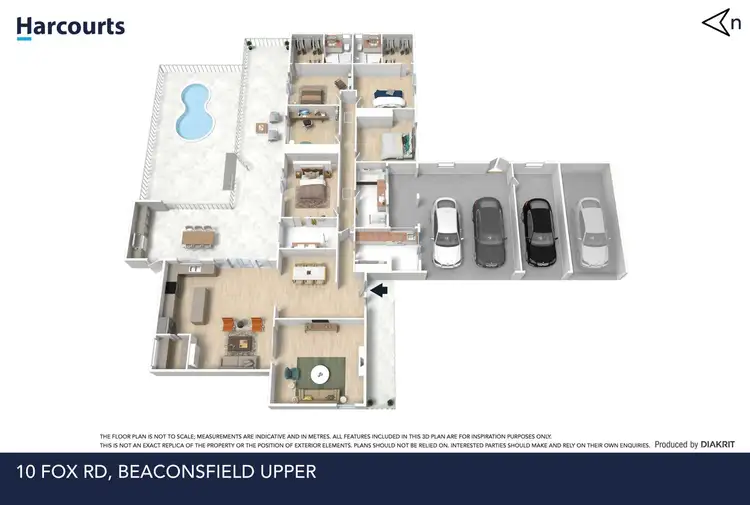 Floorplan of Homely house listing, 10 Fox Road, Beaconsfield Upper VIC 3808